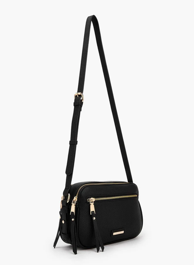 سيليست Textured Crossbody Bag With Adjustable Strap